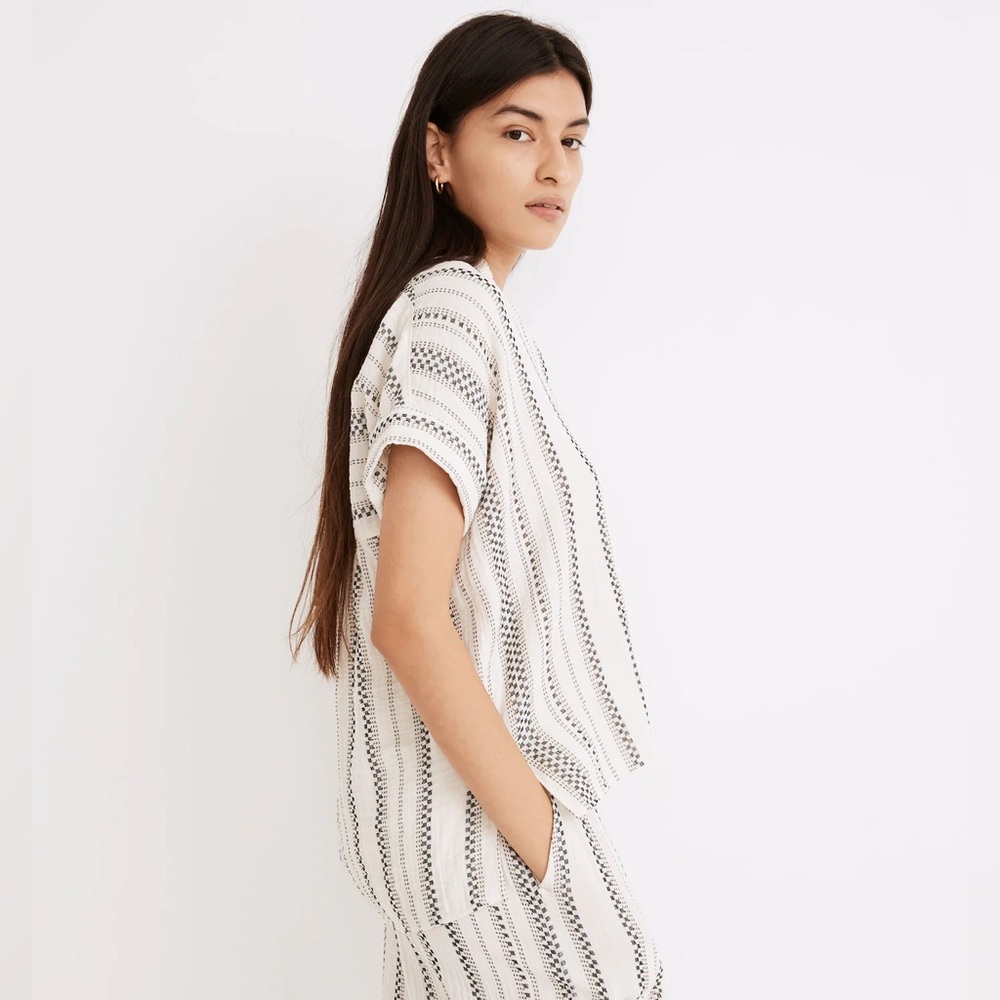 MADEWELL LIGHTSPUN LAKELINE POPOVER TOP - Picture 3 of 8